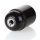 E27 Lampenfassung Kunststoff schwarz mit Glattmantel M10x1 IG 250V/4A