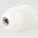 E27 Kunststoff Fassung weiss mit Außengewinde M10x1...