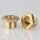 M10x1 Trompetennippel Messing 6mm lang 6-kant 12x8mm mit Profil/Verdrehschutz
