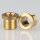 M8x1 Trompetennippel Messing 8mm lang 12x10mm ohne ProfilVerdrehschutz