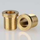 M10x1 Trompeten-Nippel 12x12 Länge 10mm Messing ohne...