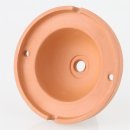 Lampen-Baldachin 117x42mm Terracotta mit seitlicher Kabelführung