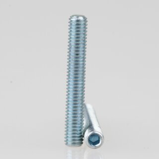 M3 Madenschraube Metall DIN 913 mit Innensechskant Länge 20mm ohne Spitze