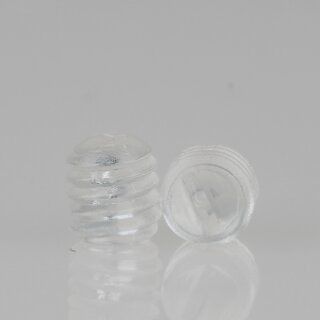 M6 Madenschraube DIN 551 Kunststoff Natur Länge 6mm