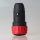 N&L Schutzkontakt Gummi-Kupplung schwarz/rot mit Deckel und Verriegelung 250V/16A  IP44