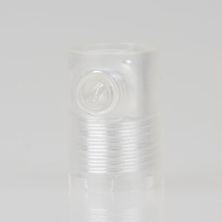 Zugentlaster Zugentlastung für Kabel Kunststoff transparent mit M10x1 Innengewinde