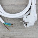 2,0m Anschlussleitung weiß 3x1,0mm² mit...