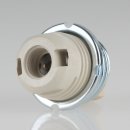 G9 Hochvolt Halogen Lampenfassung 20,8 mm Durchmesser M10 Innengewinde mit Schraubring