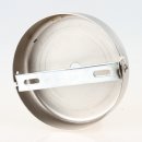 LampenBaldachin 100x25mm Metall Edelstahloptik für 1...