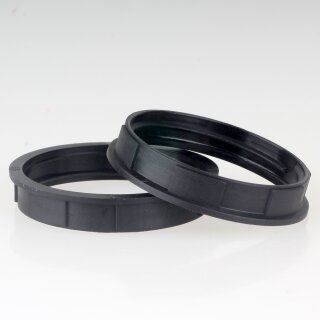 E27 Schraubring 47x9mm Kunststoff/Thermoplast schwarz für Lampenfassung mit Außengewinde