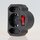 Steckdosen-Adapter schwarz mit Schalter 16A/250V 2 x Eurosteckdose 1 x Schutzkontakt-Steckdose