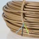 PVC Lampenkabel Elektro-Kabel Stromkabel Rundkabel gold...