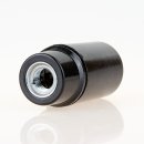 E14 Fassung Bakelit schwarz mit Glattmantel M10x1 IG
