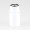 E14 Lampenfassung Bakelit-Optik weiß mit...