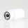 E14 Kunststoff Fassung weiss Glattmantel M10x1 IG