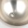 Lampen Baldachin 120x62mm Metall edelstahloptik Kugelform mit 10mm Stellring