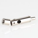 Seilstopper 10x47mm seitlicher Ausgang mit Gelenk Messing...
