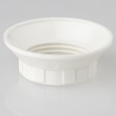 E14 Unterring Schraubring Thermoplast weiss 43x15mm für Kunststoff Fassung