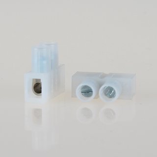 L&uuml;sterklemme Mini transparent 1-polig bis 2,5mm&sup2; 16x6x15mm
