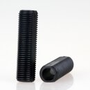 M10x1 Gewinderohr 35mm lang Kunststoff schwarz mit...