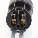E14 Lampenfassung 80-100mm Kunststoff schwarz mit verstellbaren Metall-Winkel für Kronleuchter/Lüster