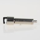 Seilstopper Drahtseilhalter Gripper 13x46mm seitlicher Ausgang mit KU-Befestigung für Schirmstrebe