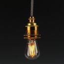 Danlamp E14 Vintage Deko LED Mini Gold Edison Lampe 240V/1,5W