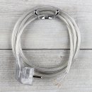 2 m Netzkabel Schutzkontakt-Winkelstecker Anschlusskabel...