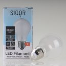 Sigor LED Filament Leuchtmittel 230V/2,5W=(25W) AGL-Form...