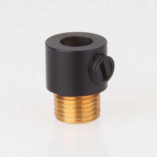M10x1 AG Zugentlaster Zugentlastung 13x17mm für Kabel Metall schwarz