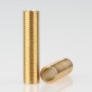 M10x1 Gewinderohr 40mm lang Messing roh für Lampen...