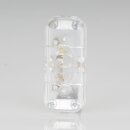 Schnurschalter Schnur-Zwischenschalter transparent 60x26mm 250V/2A für Flachkabel und Rundkabel