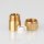 M10x1 IG Zugentlaster Zugentlastung 12x20mm 3-teilig für Kabel Metall Messing roh