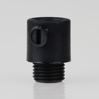 M10x1 AG Zugentlaster Zugentlastung 13x19mm für Kabel Kunststoff schwarz