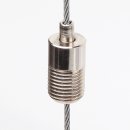 M10x1 Seilstopper Drahtseilhalter Gripper 10x17mm Messing...