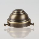 Lampenschirm Glashalter 58x35mm Antik Fume f&uuml;r E14...