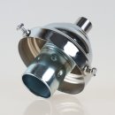 Lampenschirm Glashalter 58x35mm verchromt mit E14 Fassung