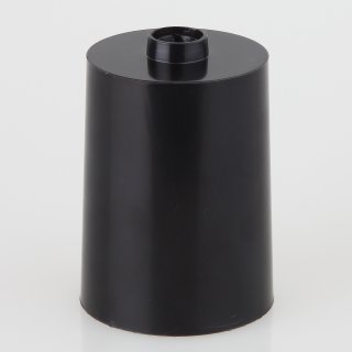 Lampen Leuchten Baldachin 60x85mm Kunststoff schwarz Zylinderform für 10er Rohr