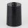 Lampen-Baldachin 60x85mm Kunststoff schwarz Zylinderform für 10er Rohr