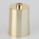 Lampen-Baldachin 60x85mm Kunststoff messingfarbig Zylinderform für 10er Rohr