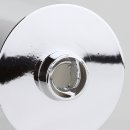 Lampen Leuchten Baldachin 60x85mm Kunststoff chromfarbig Zylinderform für 10er Rohr