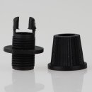 Zugentlaster Kunststoff schwarz mit Quetschverbindung M10x1x7 Aussengewinde