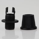Zugentlastung mit M10x1 Außengewinde für Kabel 16x22mm Kunststoff schwarz mit Quetschverbindung