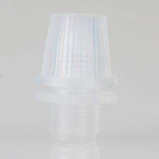 M10x1 AG Zugentlaster Zugentlastung 16x22mm für Kabel Kunststoff transparent mit Quetschverbindung