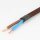 Textilkabel braun 2-adrig 2×0,75 mm² Flachleitung H03VVH2-F – Meterware