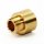 M10x1 AG auf M13x1 IG Reduzier-Nippel Kopfstück Gewinde-Adapter 15x16mm Messing roh