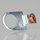 Erdleiterbr&uuml;cke Ring&ouml;se mit Erdklemme M3 Metall 13,2 mm Durchgang verzinkt 18x33mm