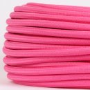 Textilkabel Pink 3-adrig 3x0,75 Schlauchleitung 3G 0,75...