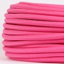 Textilkabel Stoffkabel pink 3-adrig 3x0,75...