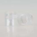 Zugentlastung Kunststoff transparent mit M13x1 Innengewinde für Kabel